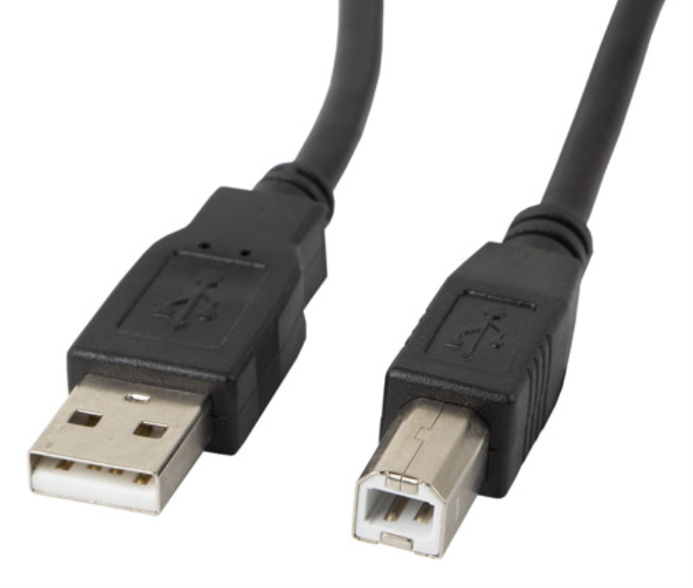 Lanberg CA-USBA-11CC-0018-BK cable USB USB 2.0 1,8 m USB B Negro