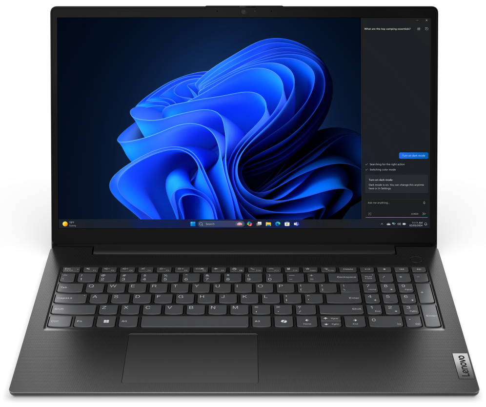 Lenovo V15 G5 IRL Intel® Core™ i7 i7-13620H Portátil 39,6 cm (15.6") Full HD 16 GB DDR5-SDRAM 512 GB SSD Wi-Fi 6 (802.11ax) Windows 11 Home Español Negro