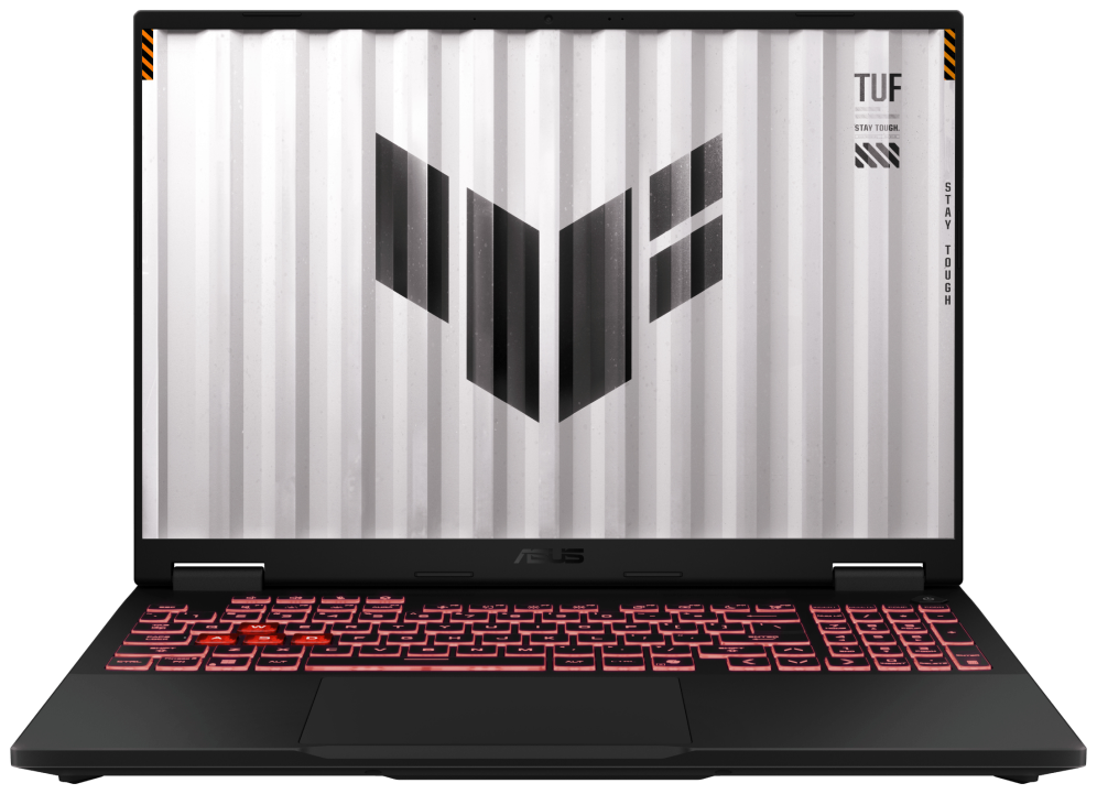 ASUS TUF Gaming A16 TUF608UMI-TU296 - Ordenador Portátil Gaming de 16" Full HD+ 144Hz (AMD Ryzen 7 260, 16GB RAM, 512GB SSD, NVIDIA RTX 5060 8GB, Sin Sistema Operativo) Gris Jager - Teclado QWERTY español