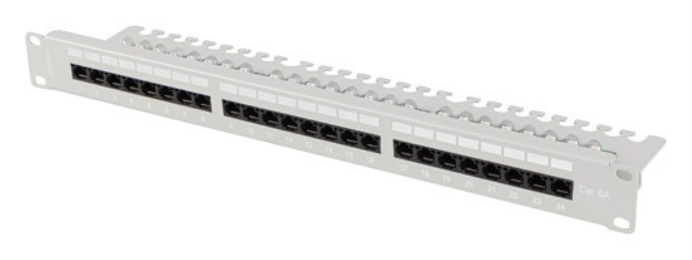 Lanberg PPUA-1124-S panel de parcheo 1U