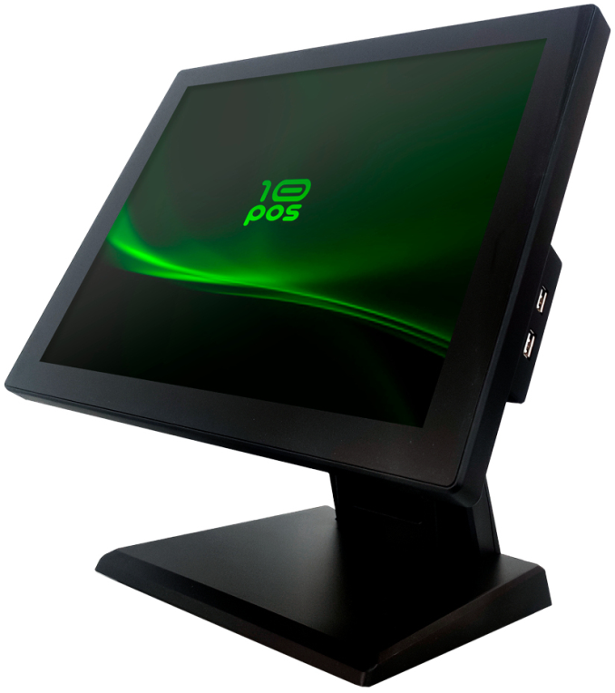 10POS 10T-15I5H8256 Terminal Punto Venta (TPV) 2,5 GHz 38,1 cm (15") 1024 x 768 Pixeles Pantalla táctil Negro