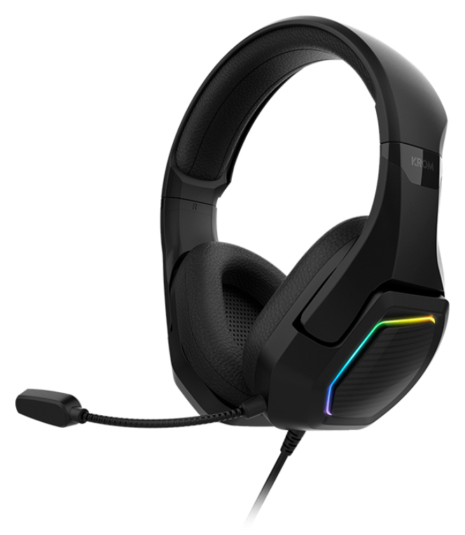 Krom Kopa 7.1 Auriculares Alámbrico Diadema Juego Negro