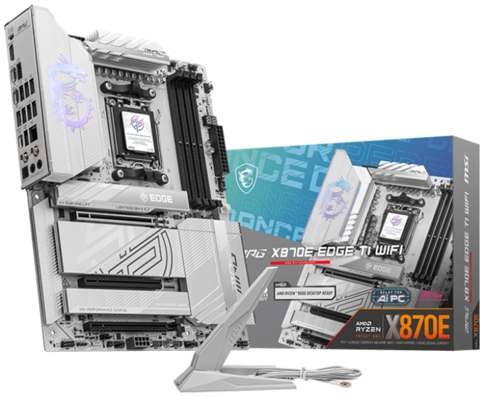 MSI MPG X870E EDGE TI WIFI placa base AMD X870E Zócalo AM5 ATX