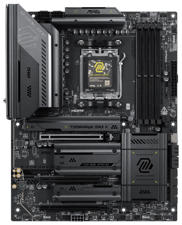 MSI MAG B850 TOMAHAWK MAX WIFI II placa base AMD B850 Zócalo AM5 ATX