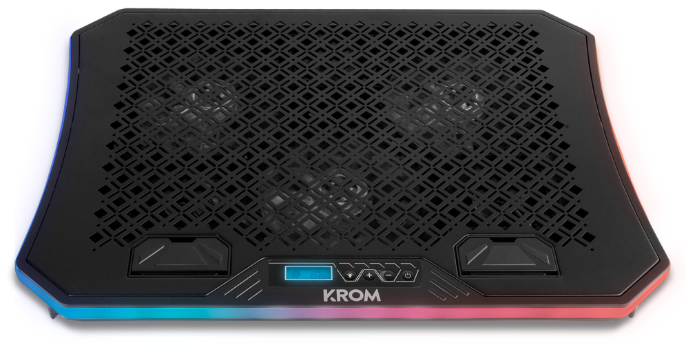 Krom Kooler almohadilla fría 48,3 cm (19") 2100 RPM Negro