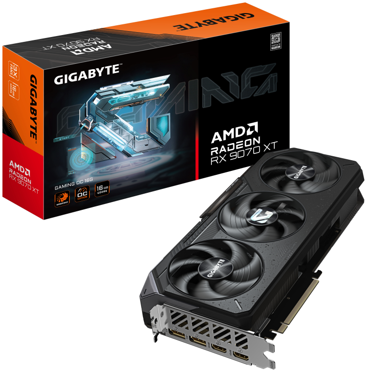 GIGABYTE Radeon RX 9070 XT GAMING OC 16G Tarjeta Gráfica