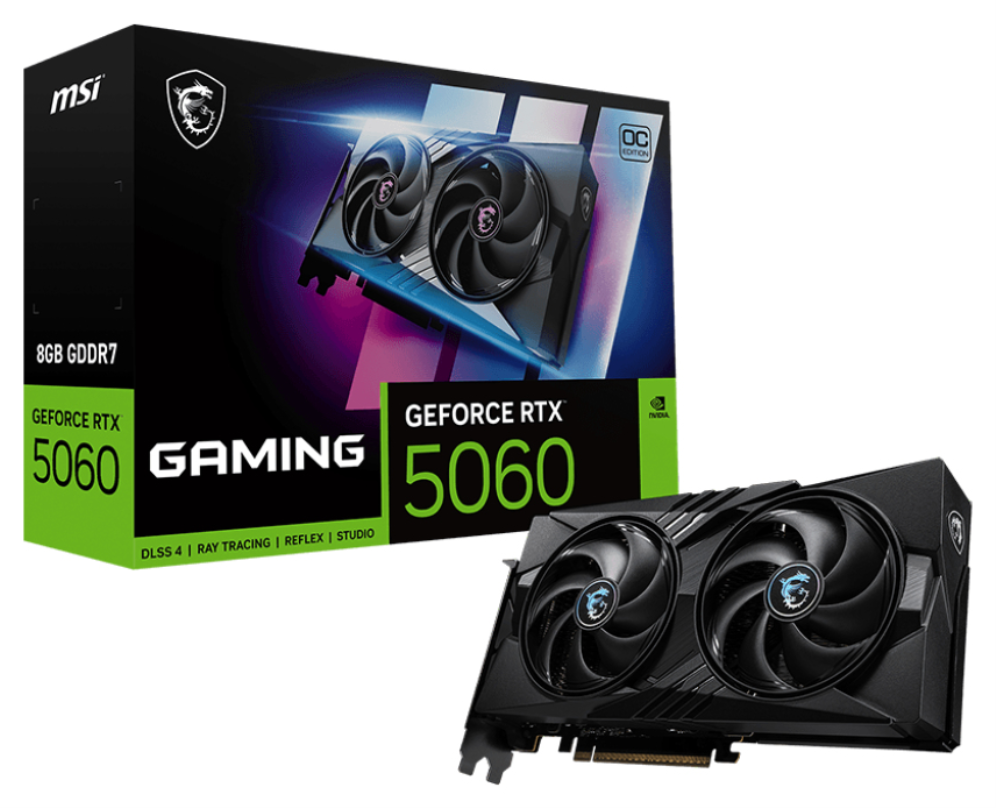 MSI GeForce RTX 5060 8G GAMING OC NVIDIA 8 GB GDDR7