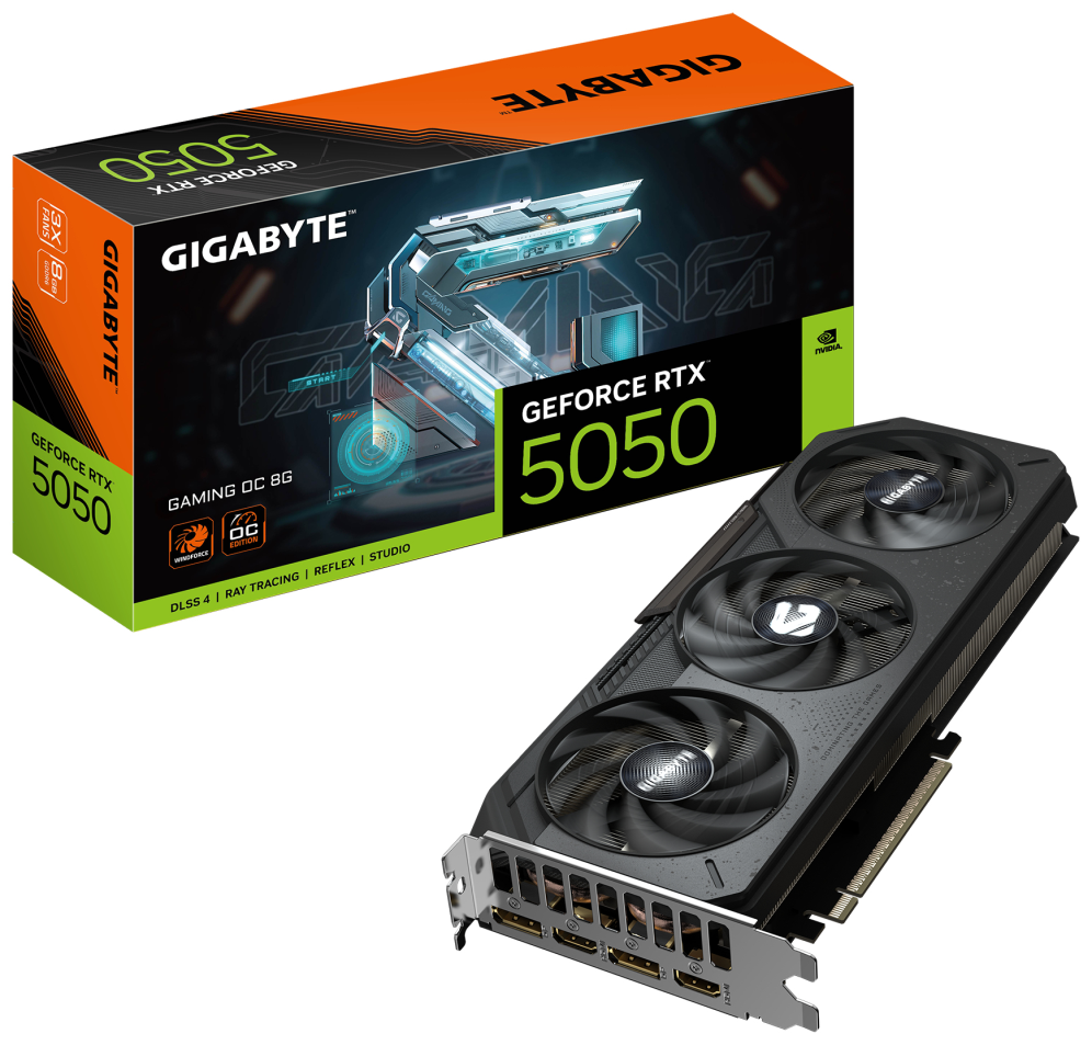 GIGABYTE GeForce RTX 5050 GAMING OC 8G Tarjeta Gráfica