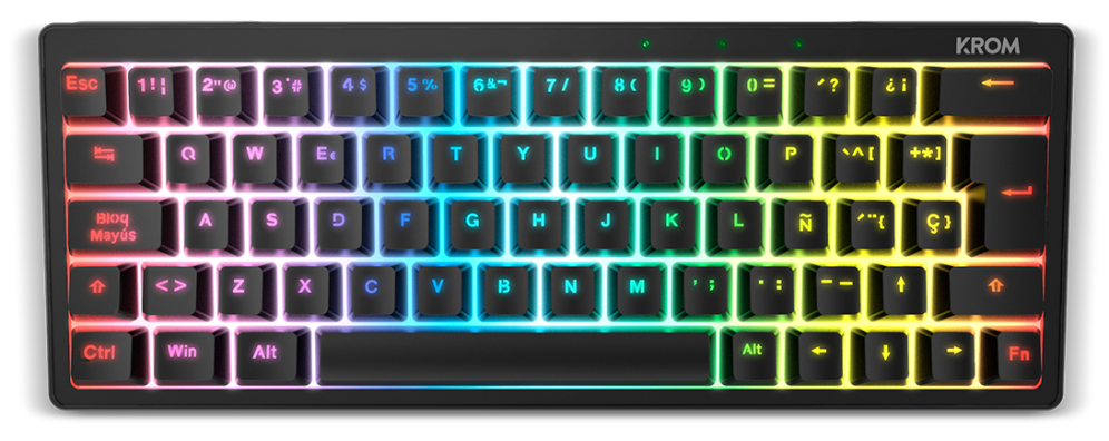Krom Kreator teclado USB Negro
