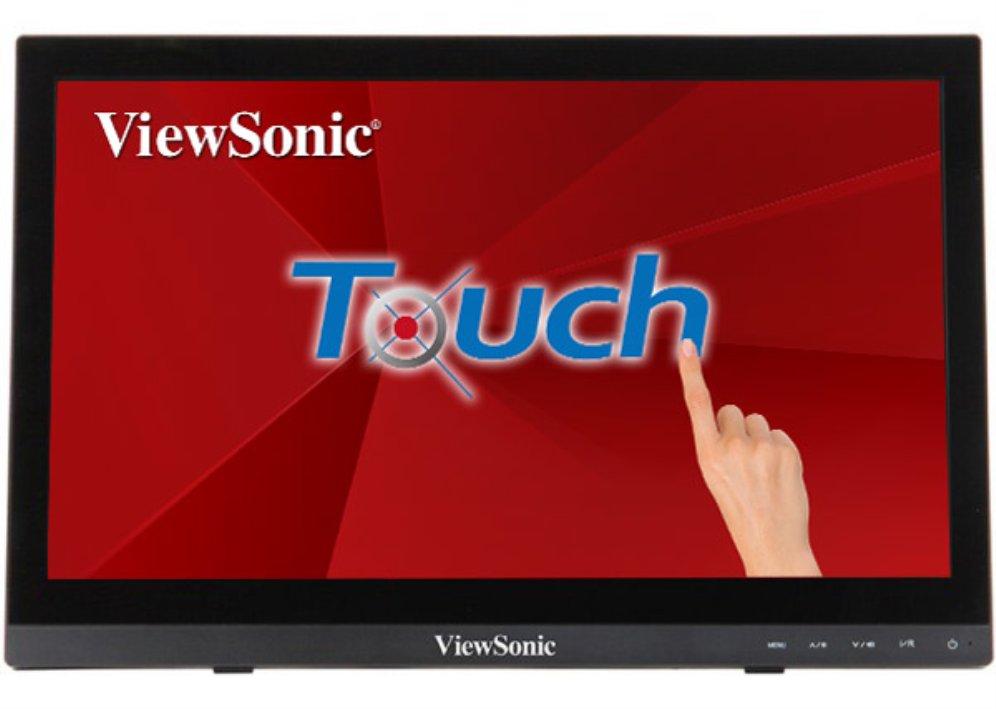 Viewsonic TD1630-3 pantalla para PC 39,6 cm (15.6") 1366 x 768 Pixeles HD LCD Pantalla táctil Multi-usuario Negro