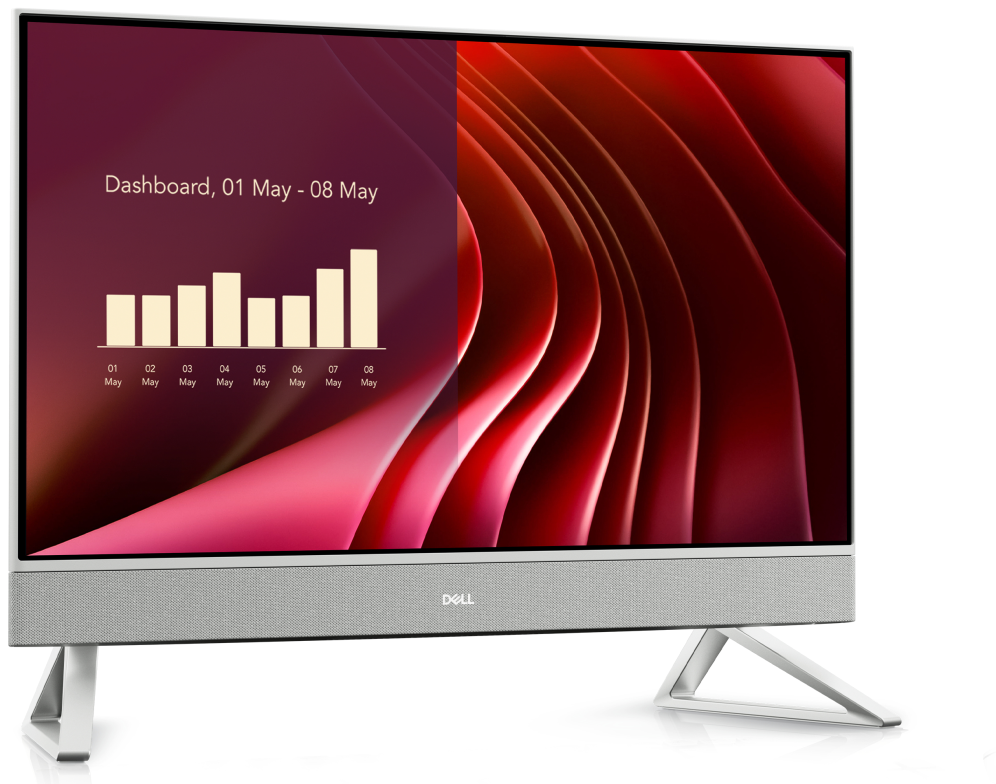 DELL EC24250 Intel Core 7 150U 60,5 cm (23.8") 1920 x 1080 Pixeles PC todo en uno 16 GB DDR5-SDRAM 1 TB SSD Windows 11 Pro Wi-Fi 6E (802.11ax) Blanco