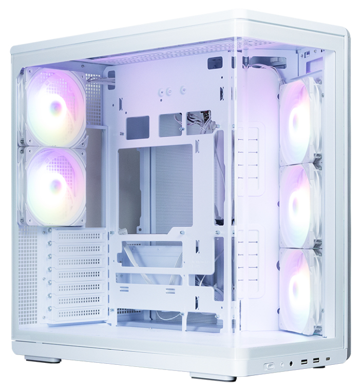 Zalman P60 WHITE carcasa de ordenador Midi Tower Blanco