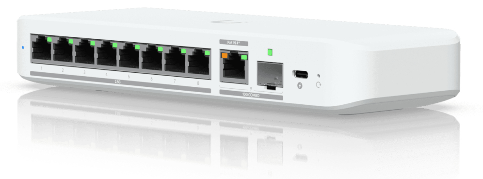 Ubiquiti UniFi Flex 2.5G Gestionado L2 2.5G Ethernet (100/1000/2500) Montaje en pared/escritorio Blanco