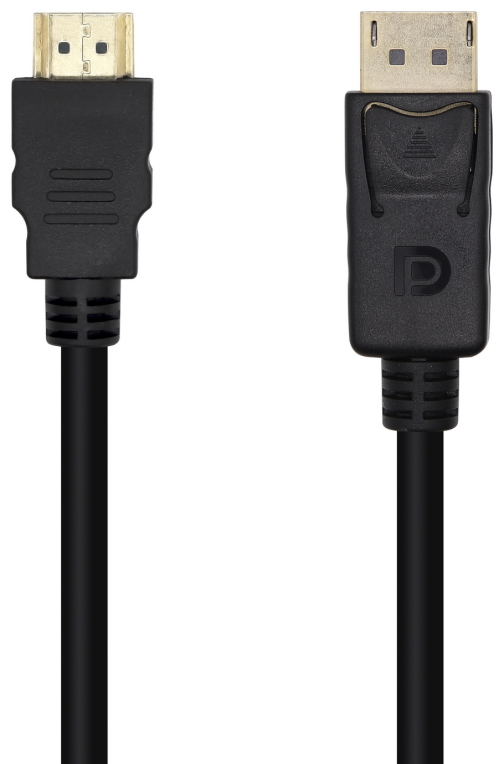 AISENS Cable Conversor DisplayPort A HDMI, DP/M-HDMI/M, Negro, 3.0m