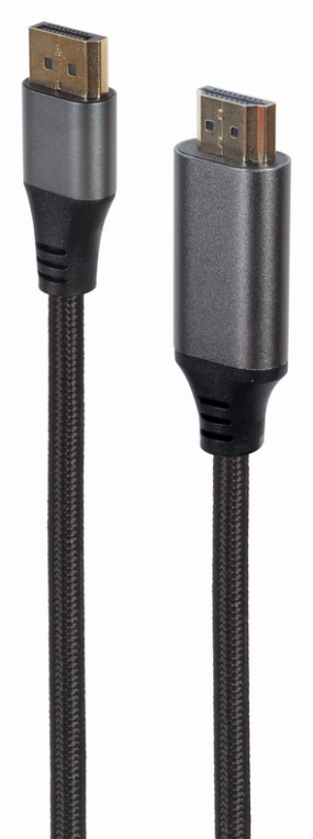 Gembird CC-DP-HDMI-4K-6 adaptador de cable de vídeo 1,8 m DisplayPort HDMI tipo A (Estándar) Negro