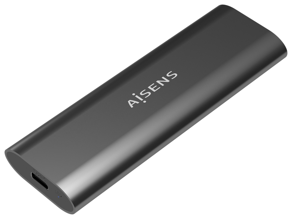 AISENS ASM2-015GR caja para disco duro externo Caja externa para unidad de estado sólido (SSD) Gris M.2