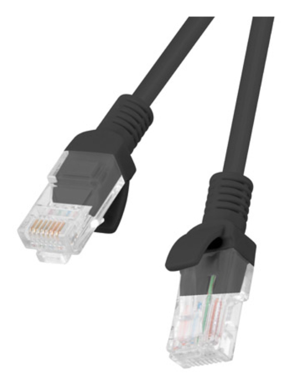 Lanberg PCU6-10CC-0100-BK cable de red Negro 1 m Cat6 U/UTP (UTP)