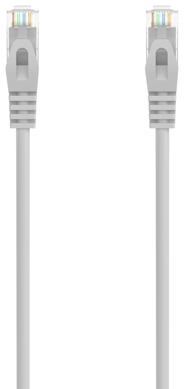 AISENS Cable de Red Latiguillo RJ45 LSZH Cat.6A 500 Mhz UTP AWG24, Gris, 20M