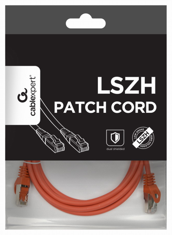 Gembird PP6A-LSZHCU-R-2M cable de red Rojo Cat6a S/FTP (S-STP)
