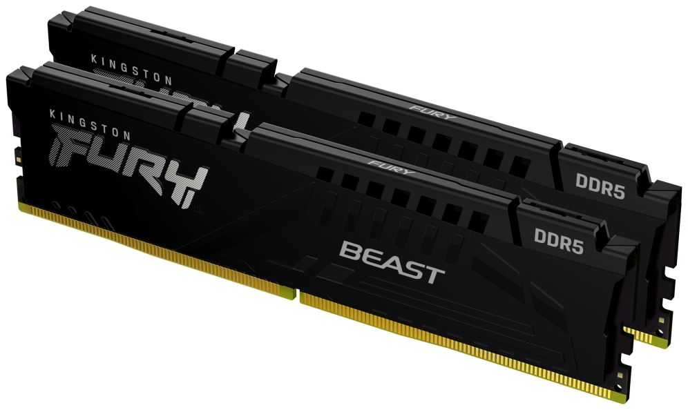 Kingston Technology FURY Beast 32GB 5600MT/s DDR5 CL36 DIMM (Kit de 2) Black