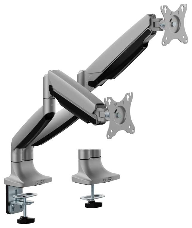 Ewent EW1528 soporte para monitor 88,9 cm (35") Plata Escritorio